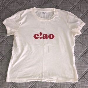 White Madewell “Ciao” tee